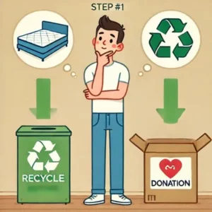 Step 1 decide on disposal method