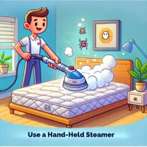 Use a hand-held steamer