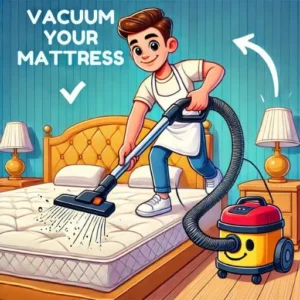 Vacuum your mattress