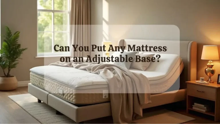 Can you use any mattress on an adjustable base