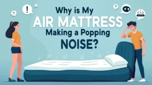 Why is my air mattress making a popping noise