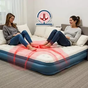 An-air-mattress-sagging-under-excessive-weight