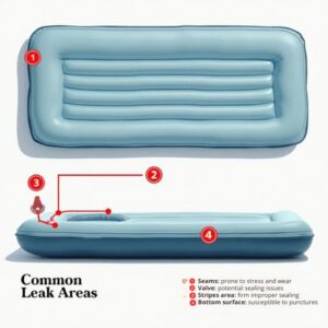 Common leak areas